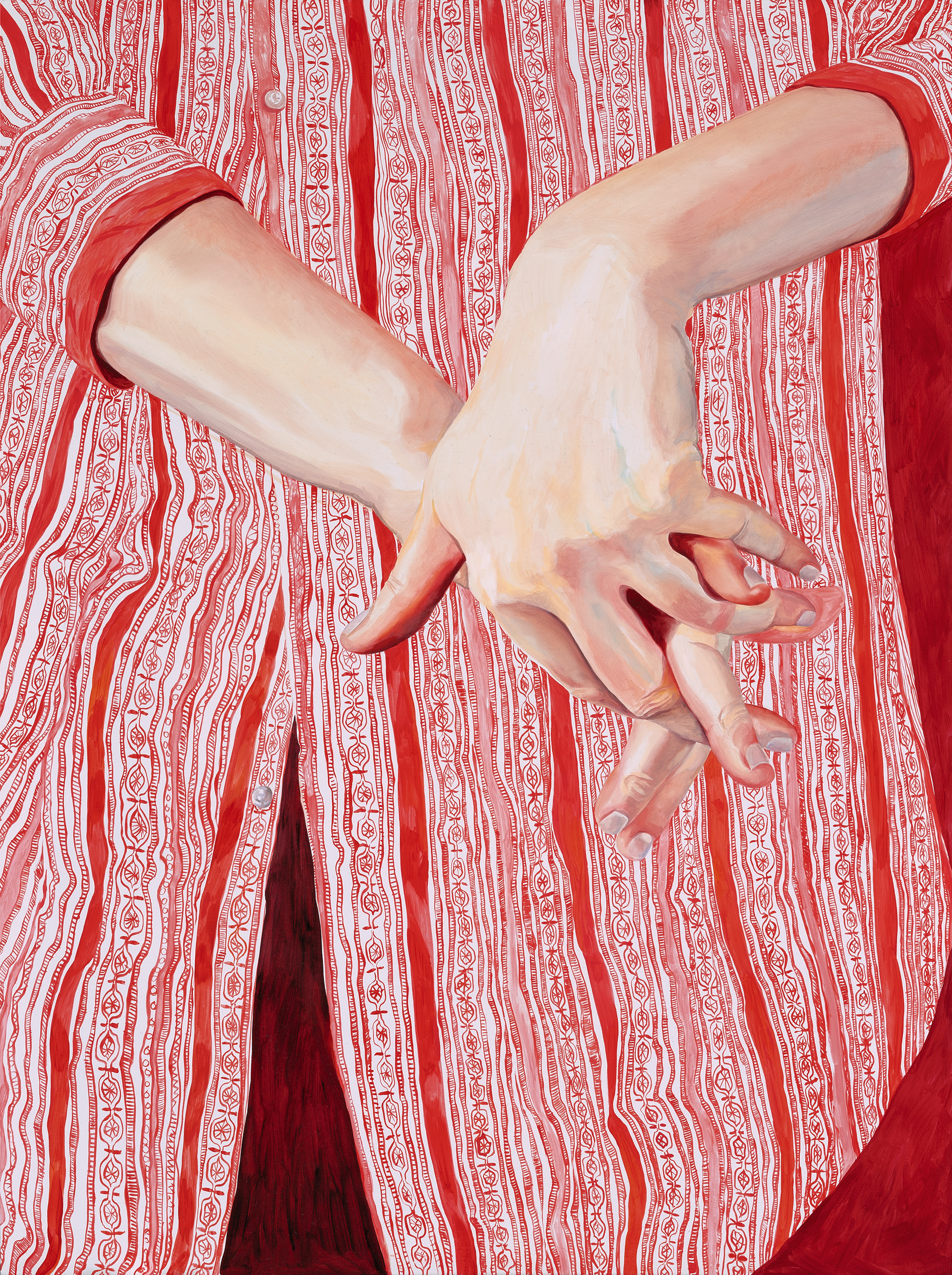 Monica Rohan - the fold_2022_61.5x45.5cm_oil on board.jpg