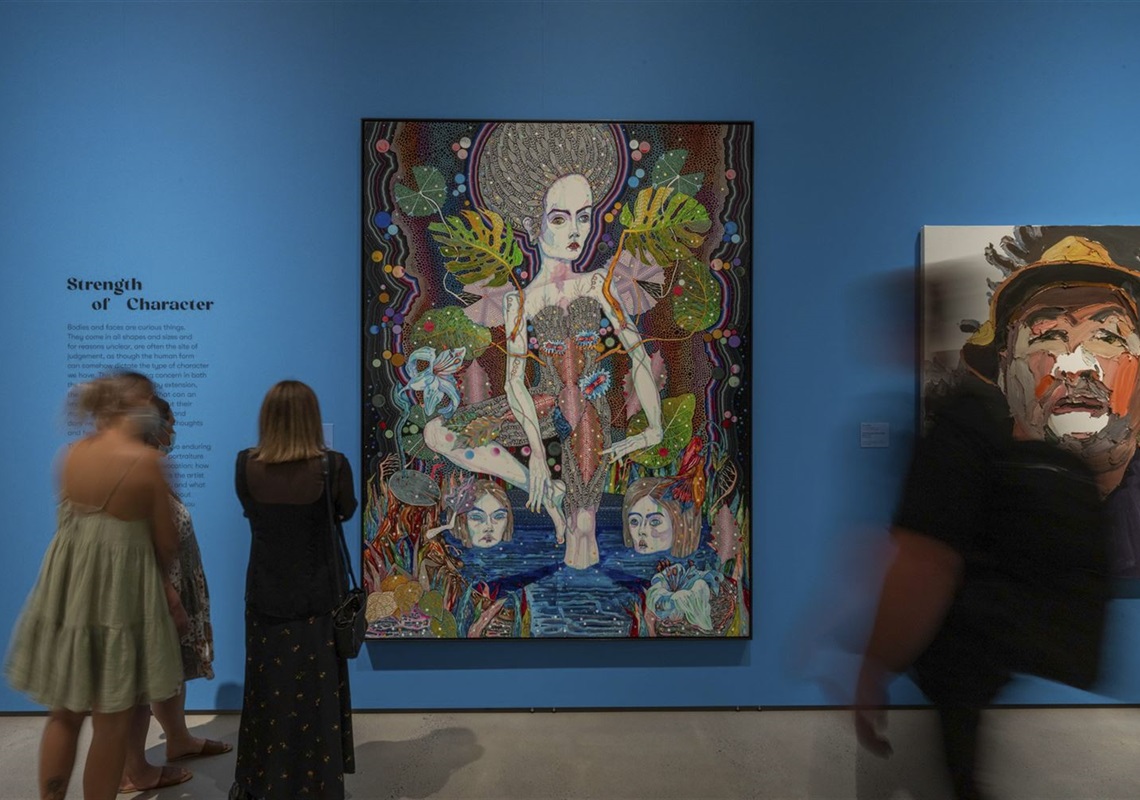 Sapling by Del Kathryn Barton at exhibition Welcome Home RMOA 2022